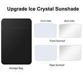 Sun Shades For Tesla Model Y Juniper 2025 LAUNCH Model 3+ Highland 2024 Ice Cloth Buckle Sun Glass Front Rear Sunroof Skylight